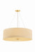 Hudson Valley Canada - Six Light Pendant - Ashland - Aged Brass- Union Lighting Luminaires Decor