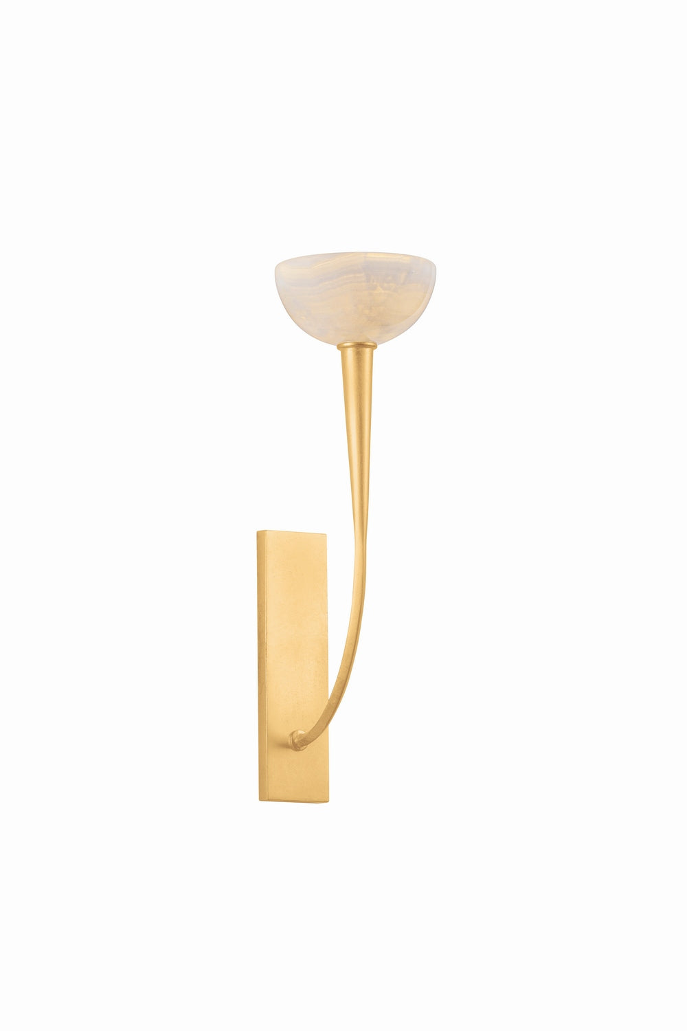 Hudson Valley Canada - One Light Wall Sconce - Maywood - Vintage Gold Leaf- Union Lighting Luminaires Decor