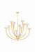 Hudson Valley Canada - 12 Light Chandelier - Maywood - Vintage Gold Leaf- Union Lighting Luminaires Decor
