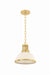 Hudson Valley Canada - One Light Pendant - Pinesbridge - Aged Brass- Union Lighting Luminaires Decor