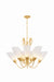 Hudson Valley Canada - One Light Chandelier - Forest Glen - Vintage Gold Leaf- Union Lighting Luminaires Decor