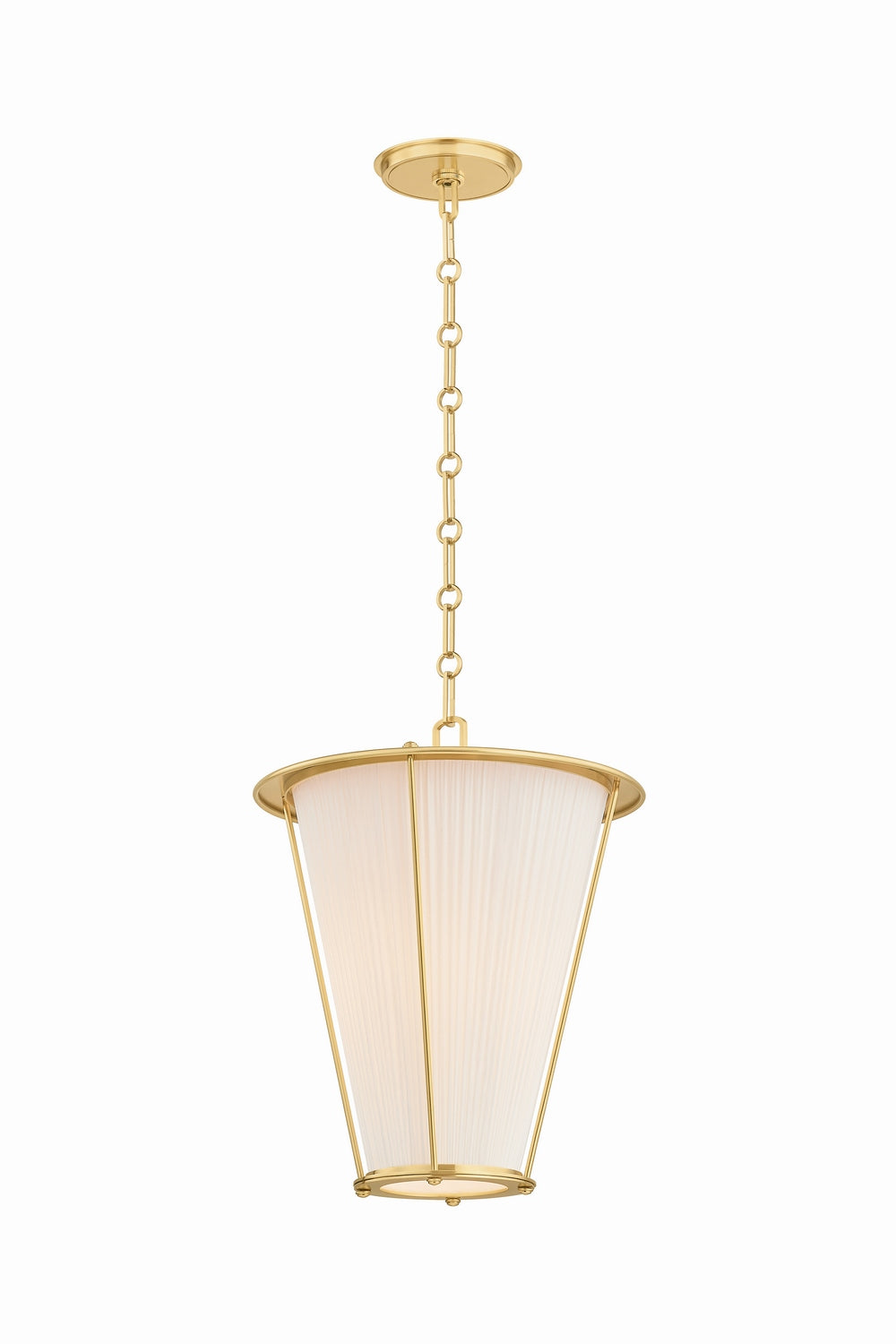 Hudson Valley Canada - One Light Lantern - Ellsworth - Aged Brass- Union Lighting Luminaires Decor