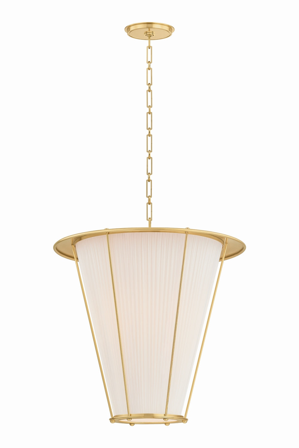 Hudson Valley Canada - One Light Lantern - Ellsworth - Aged Brass- Union Lighting Luminaires Decor