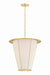 Hudson Valley Canada - One Light Lantern - Ellsworth - Aged Brass- Union Lighting Luminaires Decor