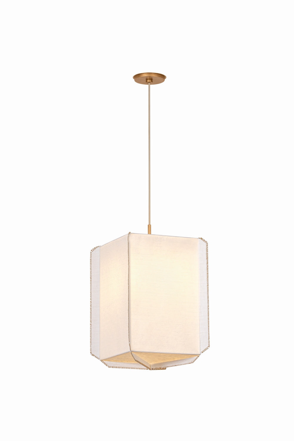 Hudson Valley Canada - One Light Pendant - Louise - Patina Gold Leaf- Union Lighting Luminaires Decor