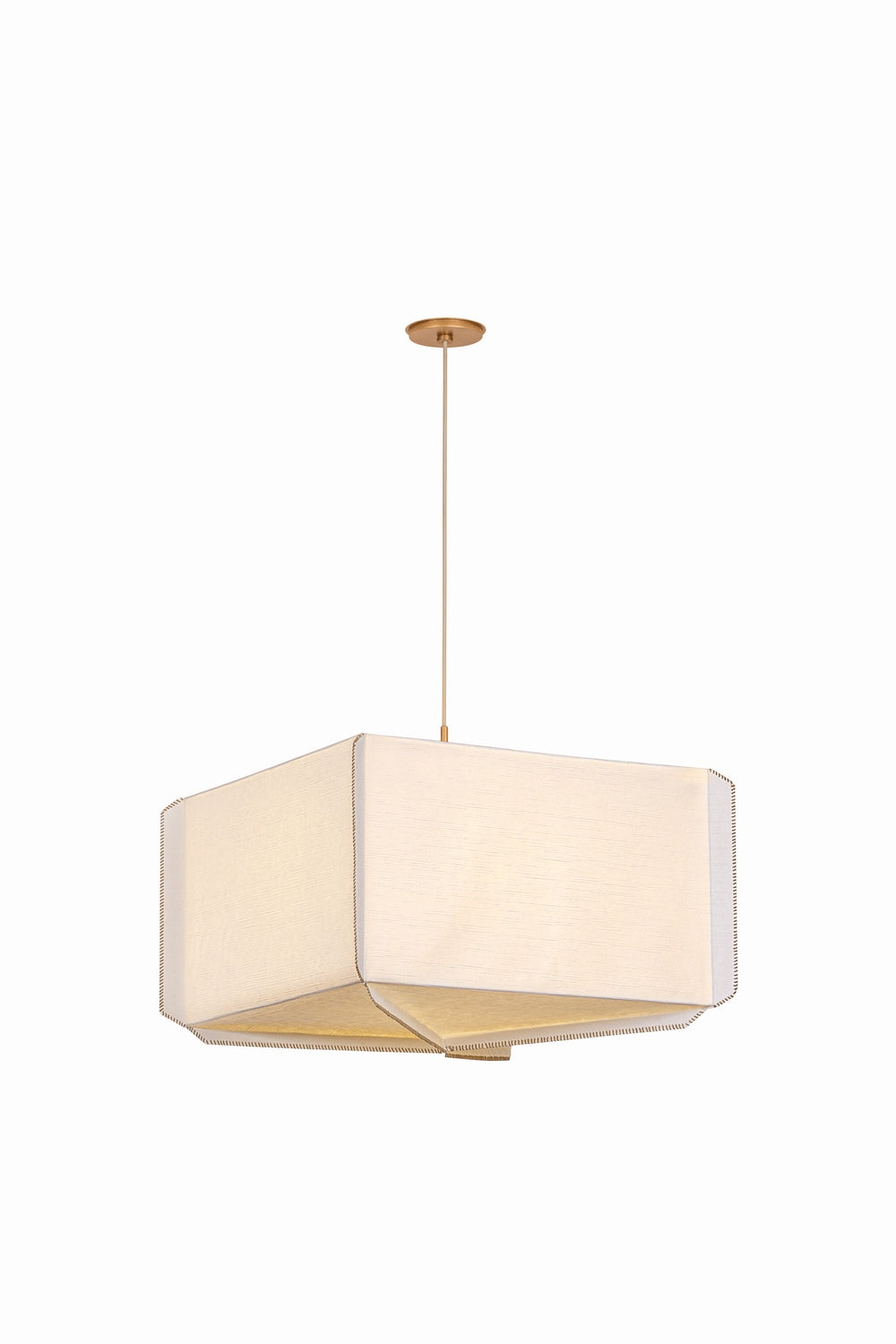 Hudson Valley Canada - Three Light Pendant - Louise - Patina Gold Leaf- Union Lighting Luminaires Decor