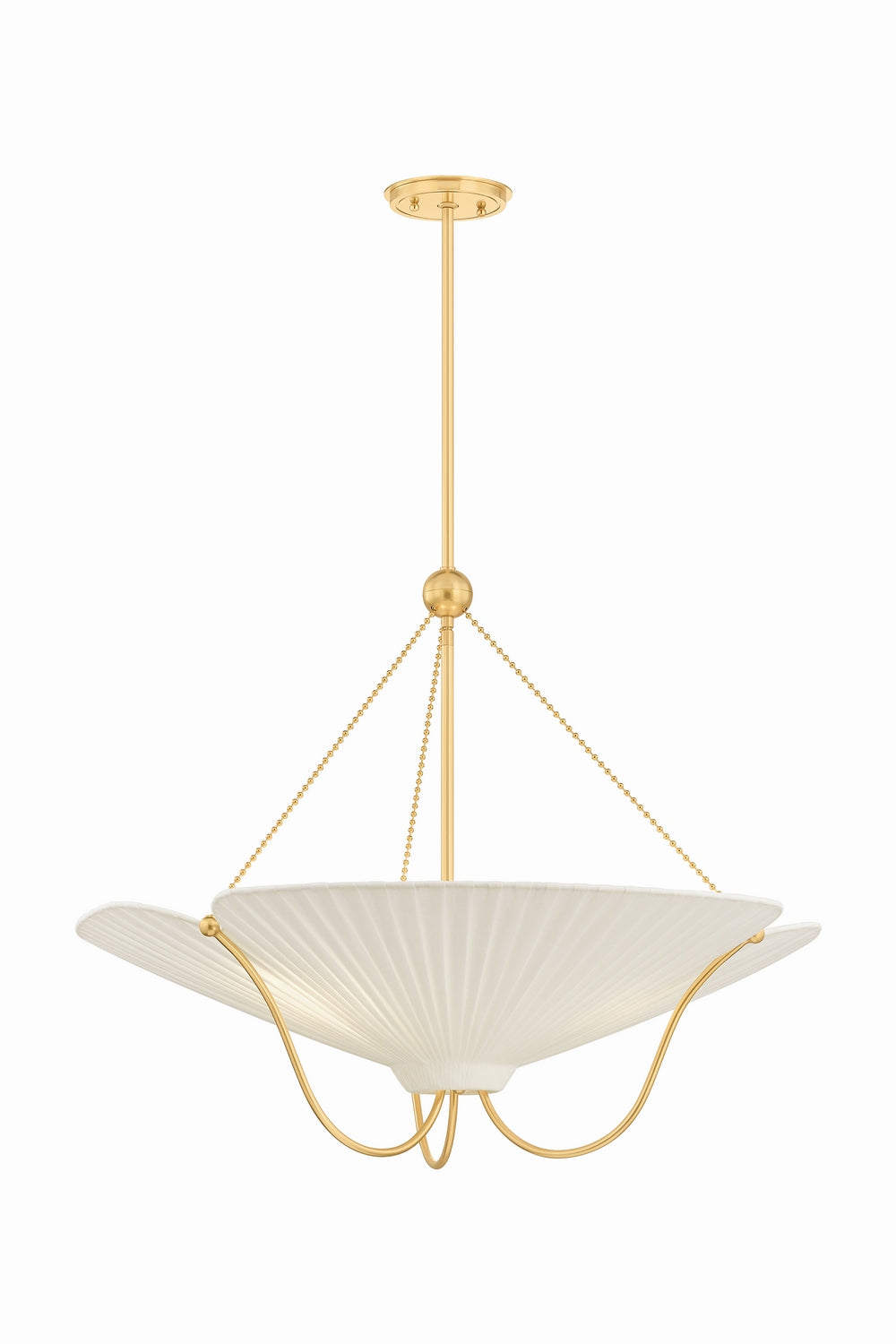Hudson Valley Canada - Three Light Pendant - Gerhard - Aged Brass- Union Lighting Luminaires Decor