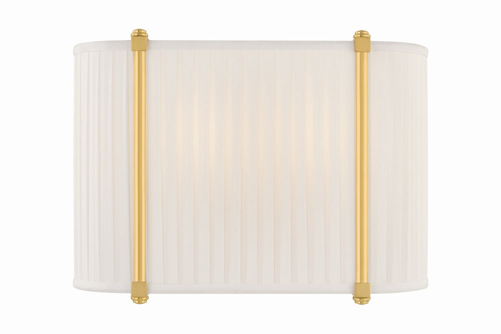 Hudson Valley Canada - Two Light Wall Sconce - Cornell - Aged Brass- Union Lighting Luminaires Decor