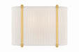 Hudson Valley Canada - Two Light Wall Sconce - Cornell - Aged Brass- Union Lighting Luminaires Decor