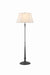 Hudson Valley Canada - One Light Floor Lamp - Celmins - Black Iron- Union Lighting Luminaires Decor