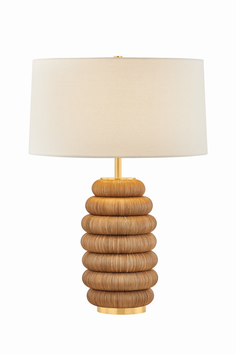 Hudson Valley Canada - One Light Table Lamp - Winbrook - Aged Brass- Union Lighting Luminaires Decor