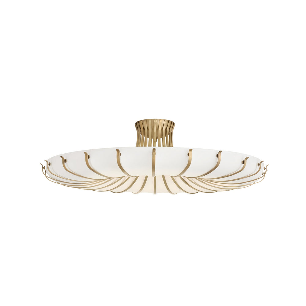 Arteriors - Ten Light Flush Mount - Chambers - Ivory- Union Lighting Luminaires Decor