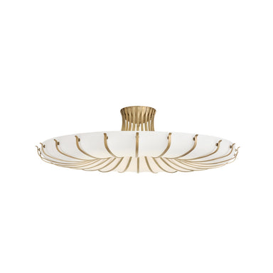 Arteriors - Ten Light Flush Mount - Chambers - Ivory- Union Lighting Luminaires Decor