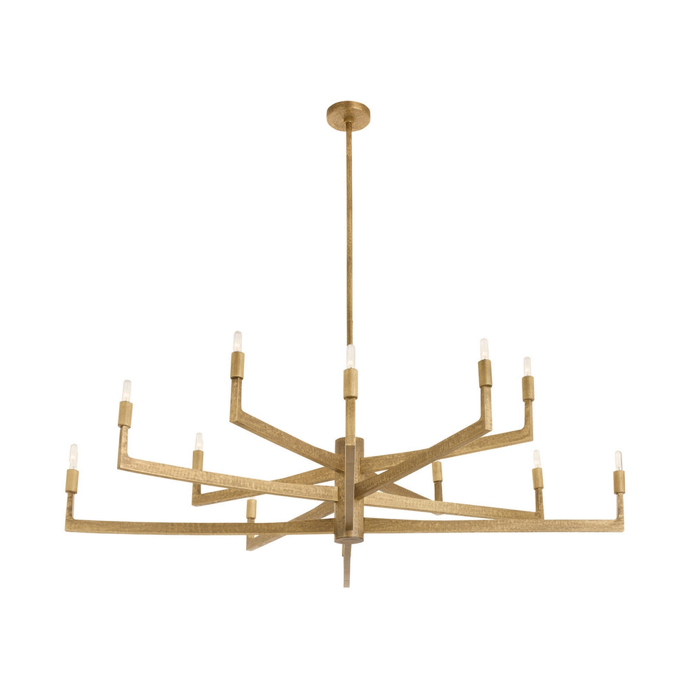 Arteriors - 12 Light Chandelier - Griff - Antique Brass- Union Lighting Luminaires Decor