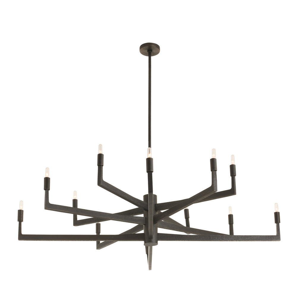Arteriors - 12 Light Chandelier - Griff - English Bronze- Union Lighting Luminaires Decor