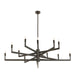 Arteriors - 12 Light Chandelier - Griff - English Bronze- Union Lighting Luminaires Decor