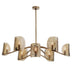 Arteriors - Nine Light Chandelier - Natasha - Antique Brass- Union Lighting Luminaires Decor