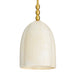 Arteriors - One Light Pendant - Lyla - Whitewash- Union Lighting Luminaires Decor