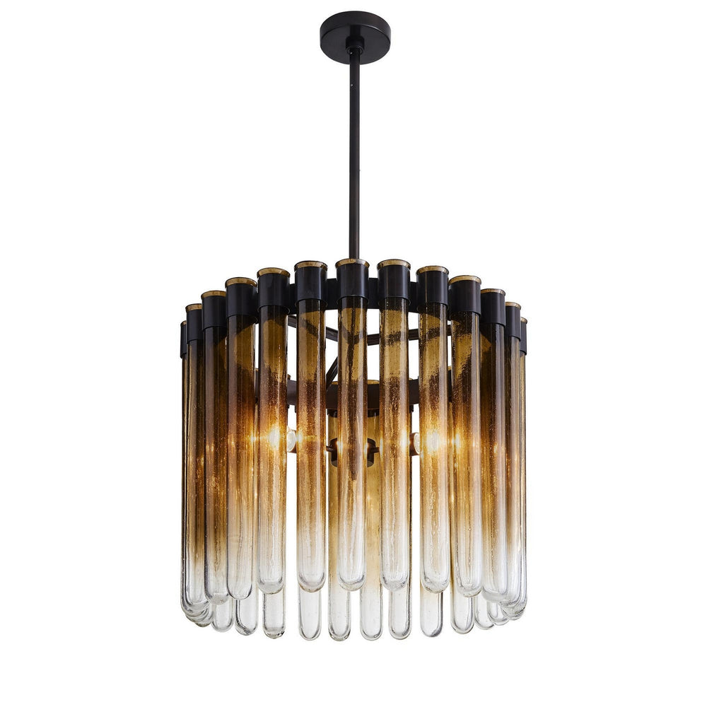 Arteriors - Three Light Chandelier - Maxton - Smokey Ombre- Union Lighting Luminaires Decor