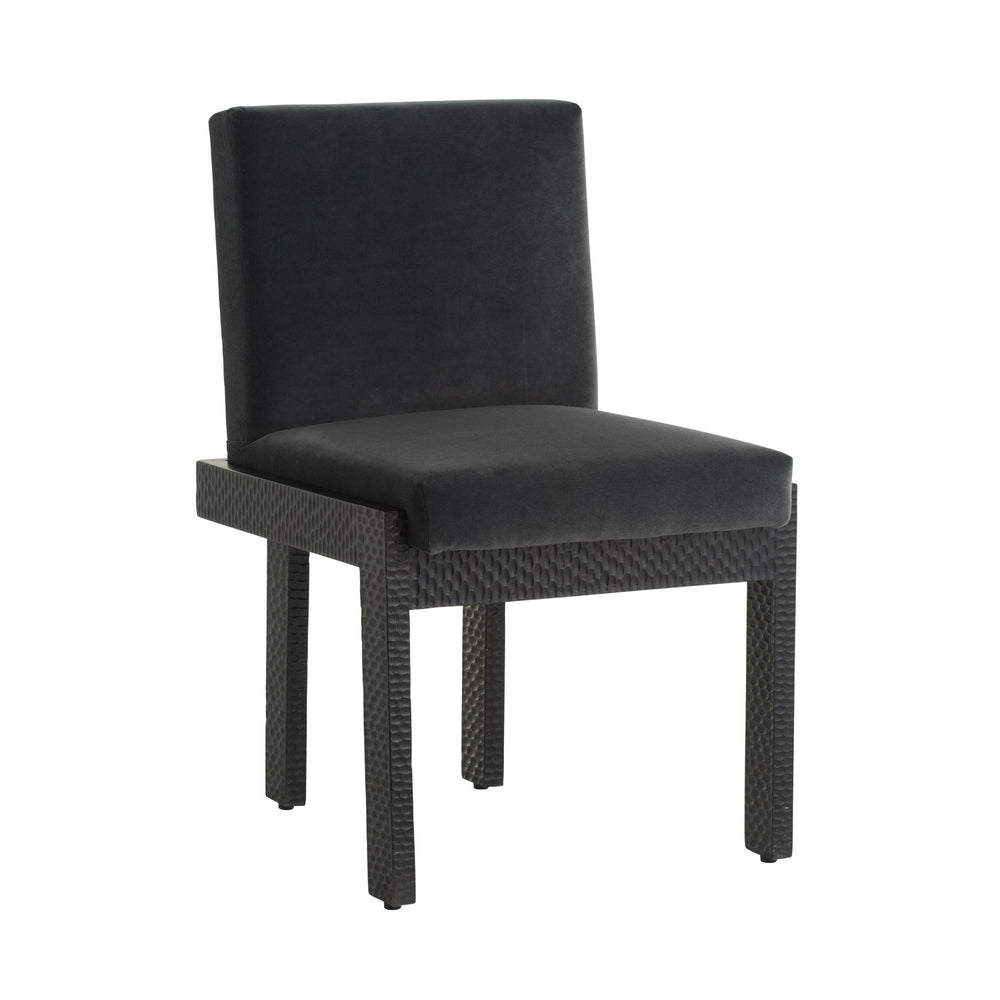 Arteriors - Dining Chair - Matilda - Midnight Grey- Union Lighting Luminaires Decor