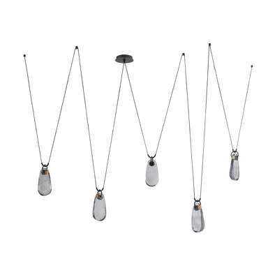Arteriors - LED Chandelier - Melt - Smoke- Union Lighting Luminaires Decor