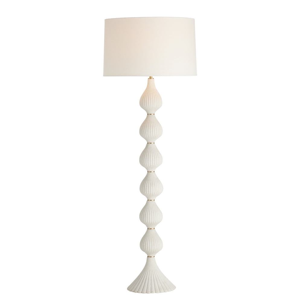Arteriors - One Light Floor Lamp - Nicole - Ivory- Union Lighting Luminaires Decor