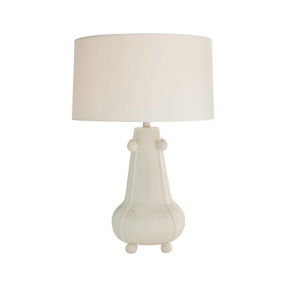 Arteriors - One Light Table Lamp - Miriam - Ivory Crackle- Union Lighting Luminaires Decor