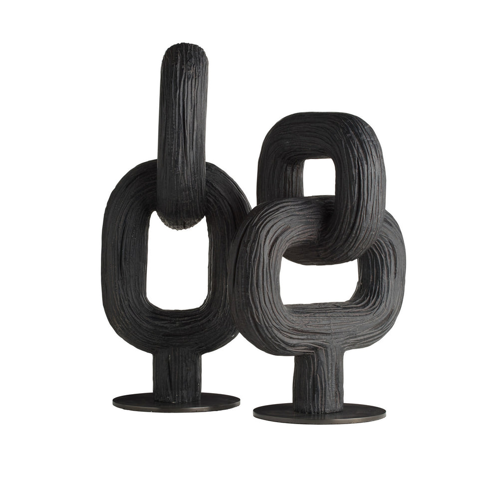 Arteriors - Sculptures, Set of 2 - Merritt - Ebony- Union Lighting Luminaires Decor