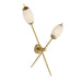 Arteriors - Two Light Wall Sconce - Natalia - Antique Brass- Union Lighting Luminaires Decor