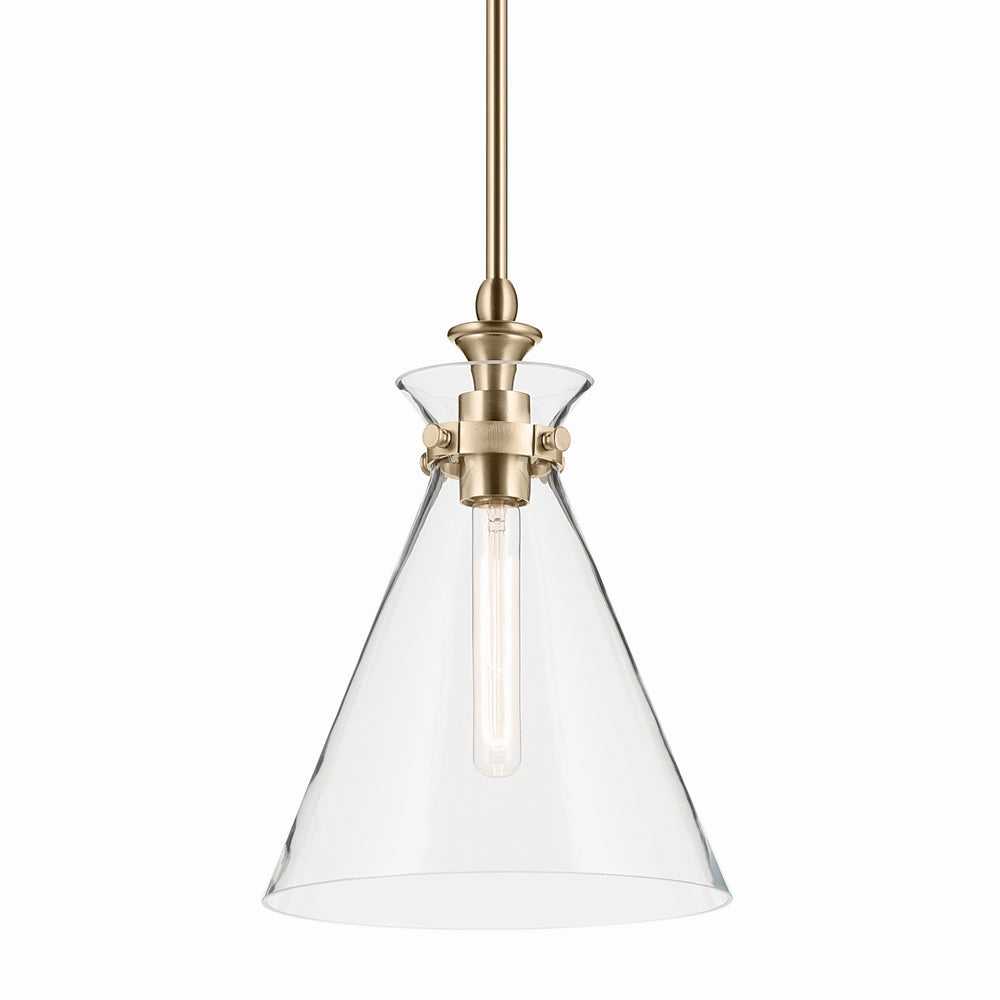 Kichler Canada - One Light Pendant - Laria - Champagne Bronze- Union Lighting Luminaires Decor