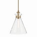 Kichler Canada - One Light Pendant - Laria - Champagne Bronze- Union Lighting Luminaires Decor