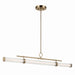 Kichler Canada - LED Linear Chandelier - Riven - Champagne Bronze- Union Lighting Luminaires Decor