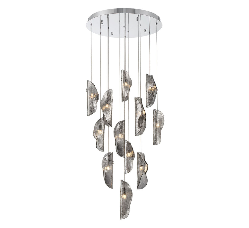 Lib & Co. Canada - LED Chandelier - Sorrento - Chrome- Union Lighting Luminaires Decor