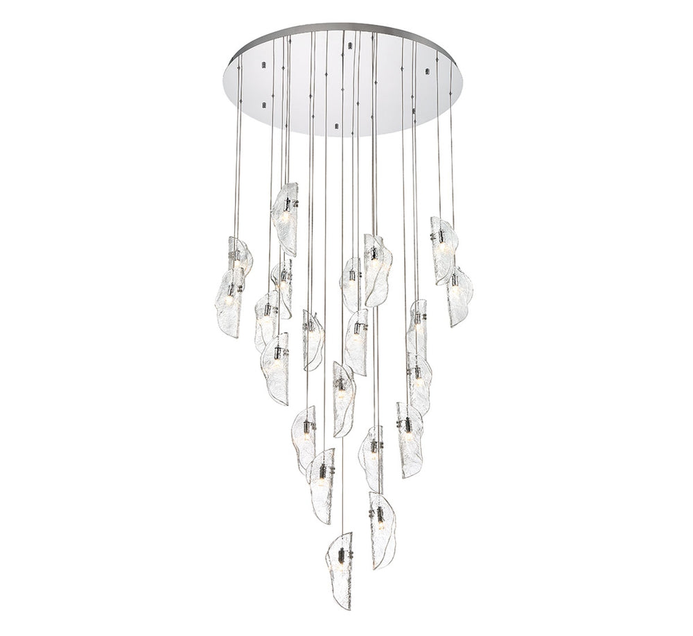 Lib & Co. Canada - LED Chandelier - Sorrento - Chrome- Union Lighting Luminaires Decor