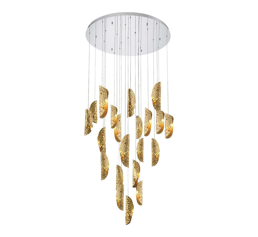 Lib & Co. Canada - LED Chandelier - Sorrento - Chrome- Union Lighting Luminaires Decor