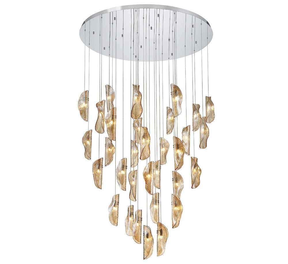 Lib & Co. Canada - LED Chandelier - Sorrento - Chrome- Union Lighting Luminaires Decor
