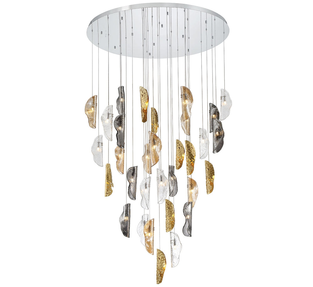 Lib & Co. Canada - LED Chandelier - Sorrento - Chrome- Union Lighting Luminaires Decor