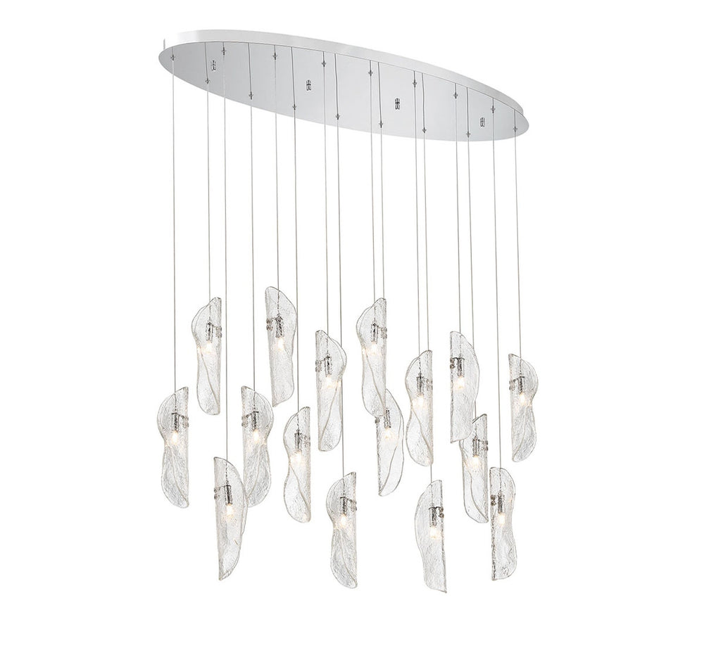 Lib & Co. Canada - LED Chandelier - Sorrento - Chrome- Union Lighting Luminaires Decor