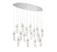 Lib & Co. Canada - LED Chandelier - Sorrento - Chrome- Union Lighting Luminaires Decor