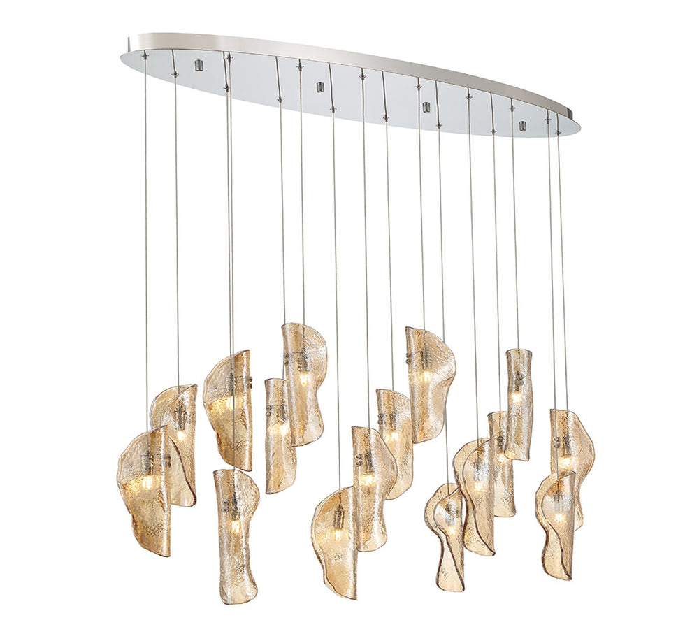 Lib & Co. Canada - LED Chandelier - Sorrento - Chrome- Union Lighting Luminaires Decor