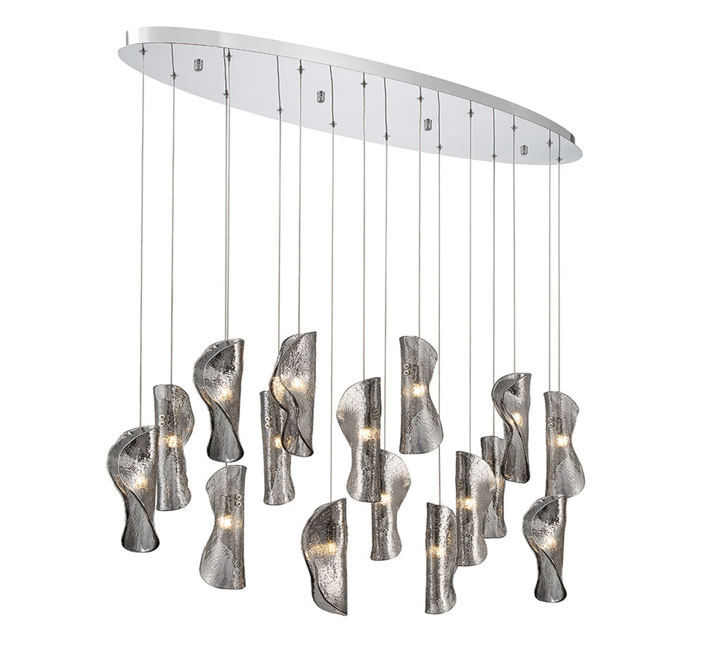Lib & Co. Canada - LED Chandelier - Sorrento - Chrome- Union Lighting Luminaires Decor