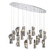 Lib & Co. Canada - LED Chandelier - Sorrento - Chrome- Union Lighting Luminaires Decor