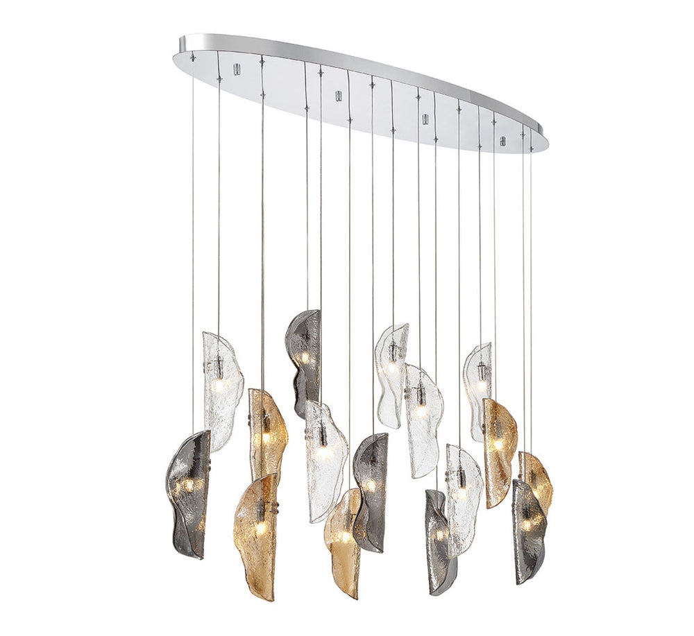 Lib & Co. Canada - LED Chandelier - Sorrento - Chrome- Union Lighting Luminaires Decor