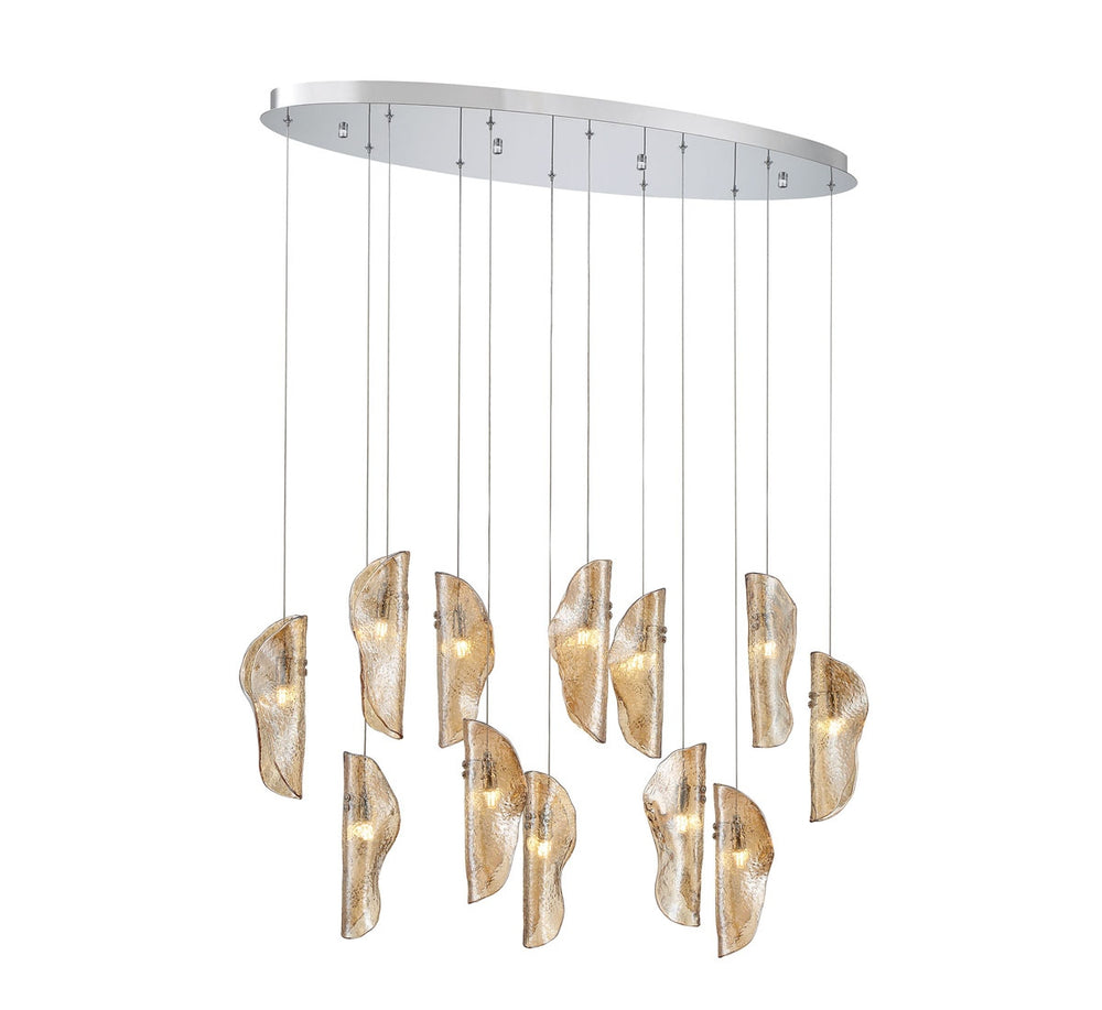 Lib & Co. Canada - LED Chandelier - Sorrento - Chrome- Union Lighting Luminaires Decor