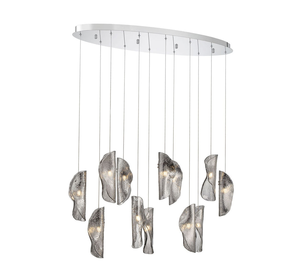 Lib & Co. Canada - LED Chandelier - Sorrento - Chrome- Union Lighting Luminaires Decor