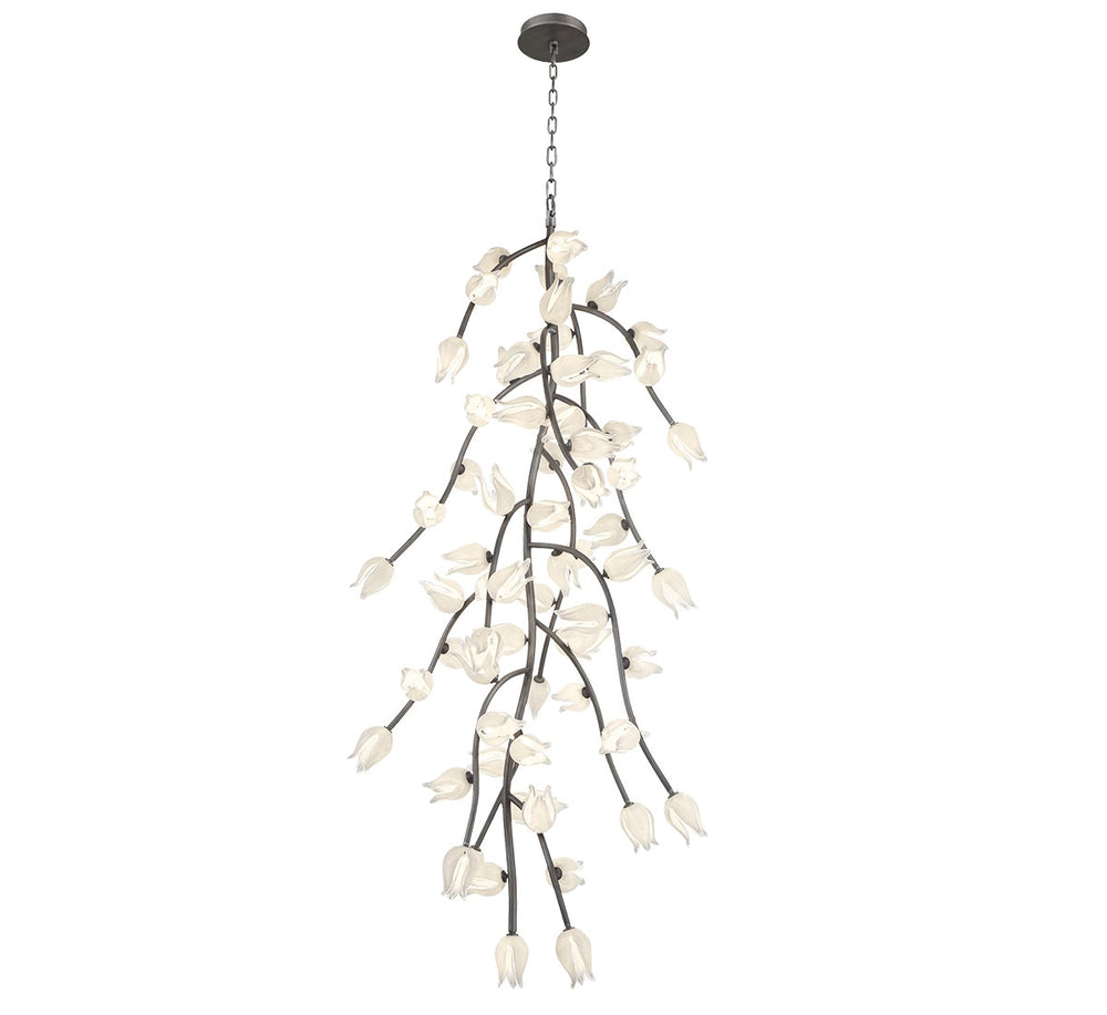 Lib & Co. Canada - LED Chandelier - Belluno - Brushed Vintage Grey- Union Lighting Luminaires Decor
