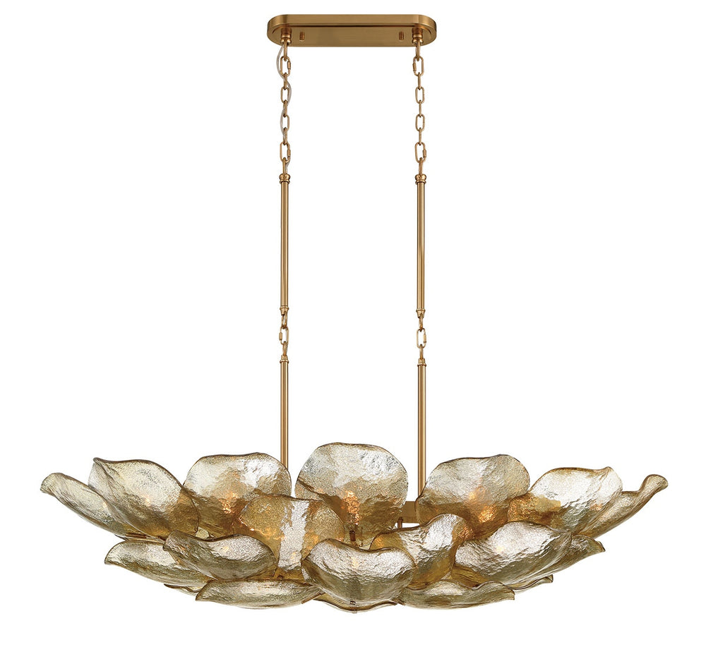 Lib & Co. Canada - 26 Light Island Chandelier - Corato - Brushed Brass- Union Lighting Luminaires Decor