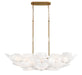 Lib & Co. Canada - 26 Light Island Chandelier - Corato - Brushed Brass- Union Lighting Luminaires Decor