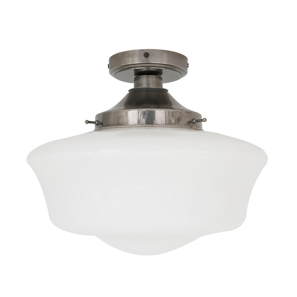 Mullan Lighting - One Light Flush Mount - Anath - Antique Silver- Union Lighting Luminaires Decor