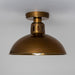 Mullan Lighting - One Light Flush Mount - Talise - Antique Brass- Union Lighting Luminaires Decor